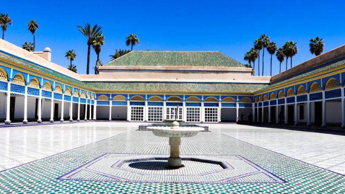 The Bahia Palace in Marrakesh