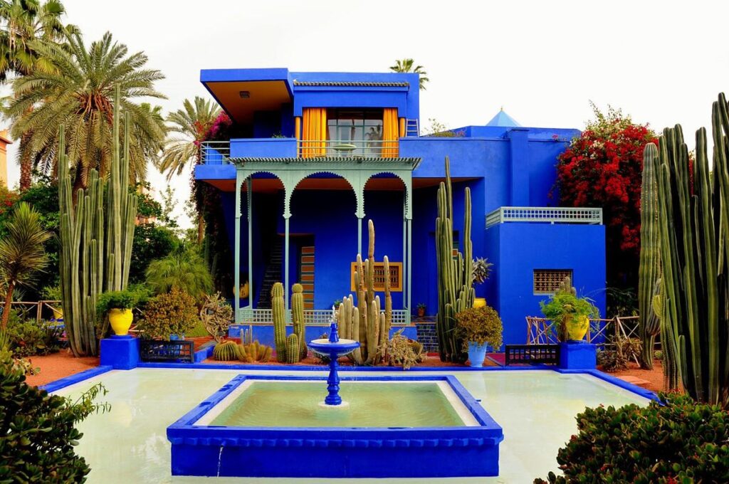 The Majorelle Garden in Marrakesh
