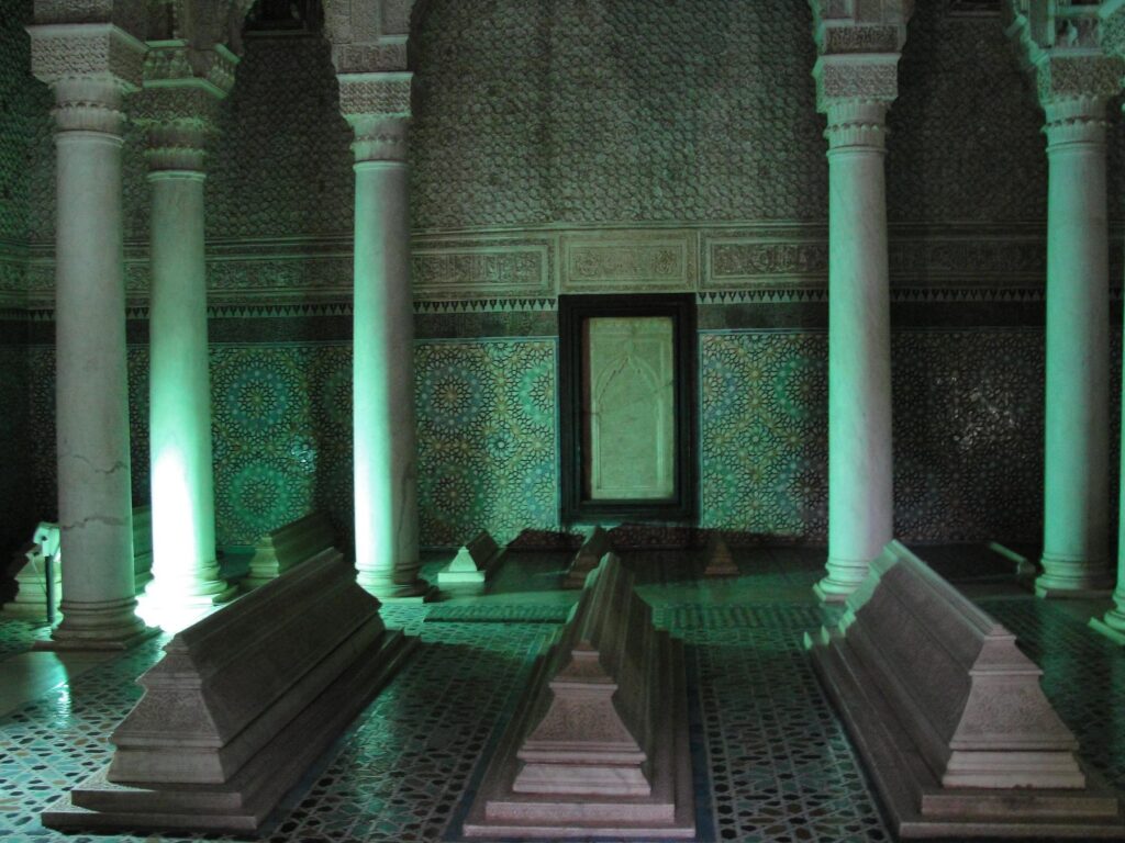 The Saadian sepultures in Marrakesh